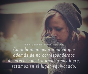 �Amar o depender?