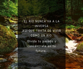 El r&iacute;o nunca va a la inversa
