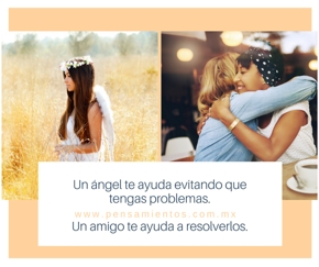 Un &aacute;ngel y un amigo